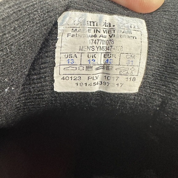 Columbia Coretek II Boots Men’s Waterproof Hiking Gray Omni Tech - 13 - Picture 12 of 12